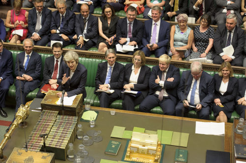 Theresa May's first PMQs as Prime Minister
