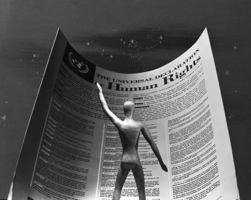 Universal Declaration of Human Rights- Still frame from film "Universal Declaration of Human Rights".