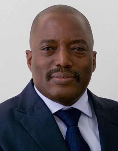 President of the Democratic Republic of the Congo Joseph Kabila, April 22, 2016