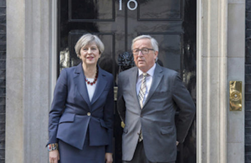Prime Minister Theresa May meets with Mr Jean-Claude Junker, President European Commission.
