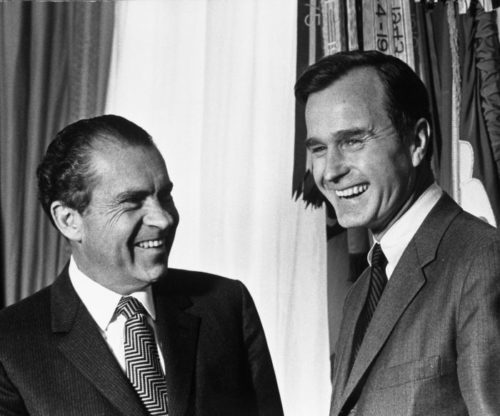 Appointment of George Bush as US Ambassador to the United Nations by President Richard Nixon. 12 January 1970