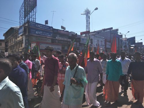 BJP Harthal Protesting against Sabarimala Women Entry at Angamaly 3 January 2019