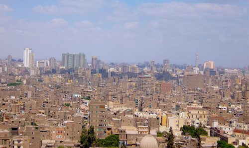 A view over Cairo from the Citadel.