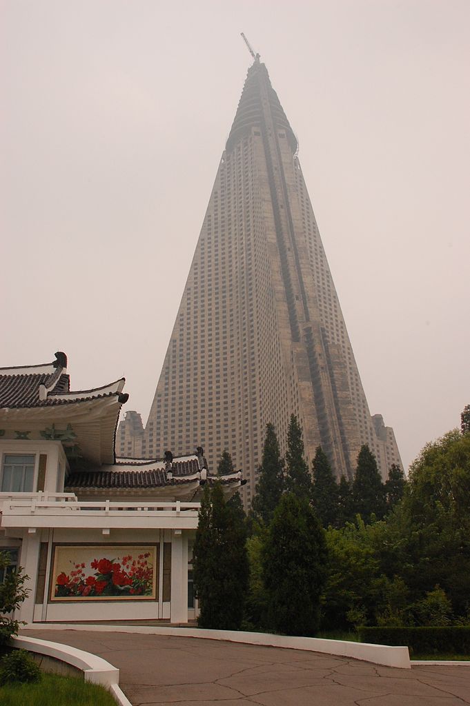 North Korea — Pyongyang, Ryugyong Hotel 28 July 2007