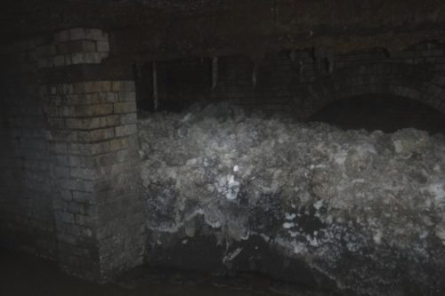 Fatberg found under The Esplanade in Sidmouth, England, announced by South West Water on 2019-01-8