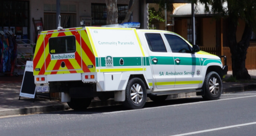 4x4 Community Response Vehicle in service with the SA Ambulance Service, taken December 2017.