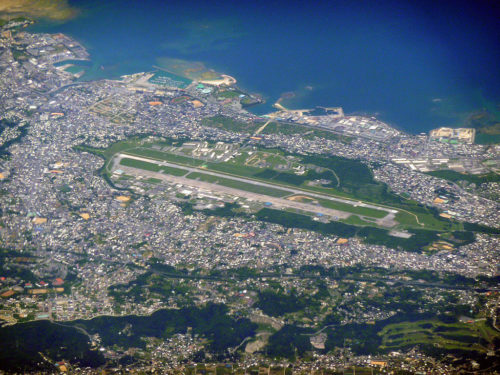 Aerial view of Marine Corps Air Station Futenma 2010-05-26