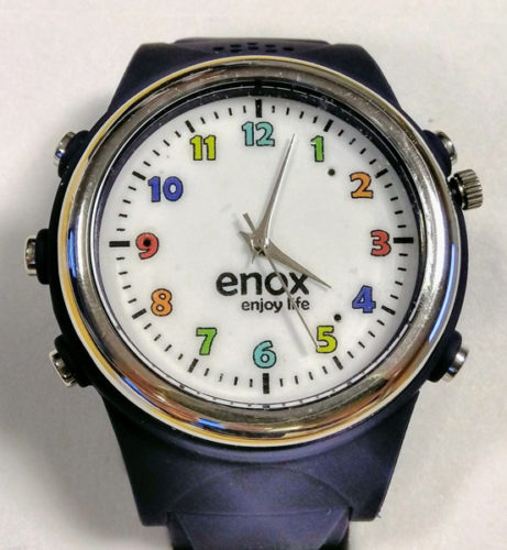 Picture of the Enox Safe-Kid-One smartwatch.