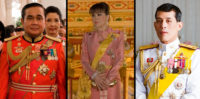 Prayuth Chan-ocha, Princess Ubolratana Mahidol, King Maha Vajiralongkorn Bodindradebayavarangkun