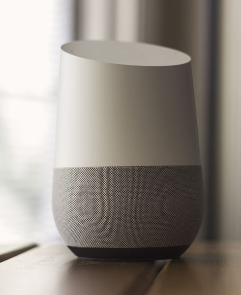 Google's smart speaker, the Google Home