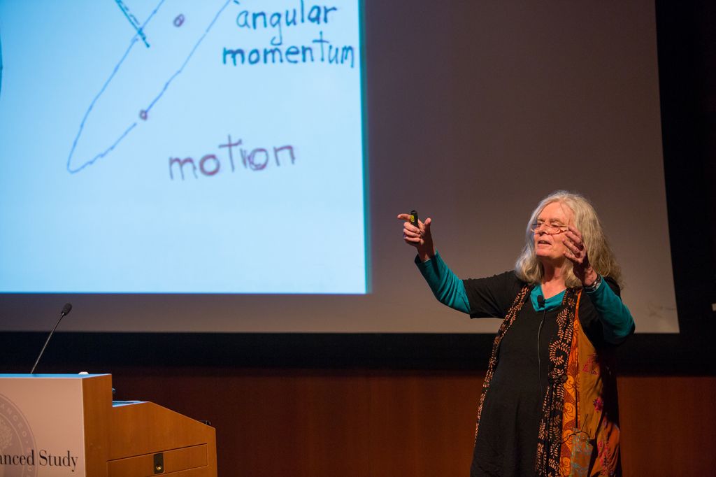 Karen Uhlenbeck lecturing