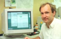 Former physicist Tim Berners-Lee invented the World-Wide Web as an essential tool for High Energy Physics (HEP) at CERN from 1989 to 1994. Together with a small team he conceived HTML, http, URLs, and put up the first server and the first wysiwyg (what you see is what you get) browser and html editor. Tim is now Director of the Web Consortium W3C, the International Web standards body based at INRIA, MIT and Keio University.