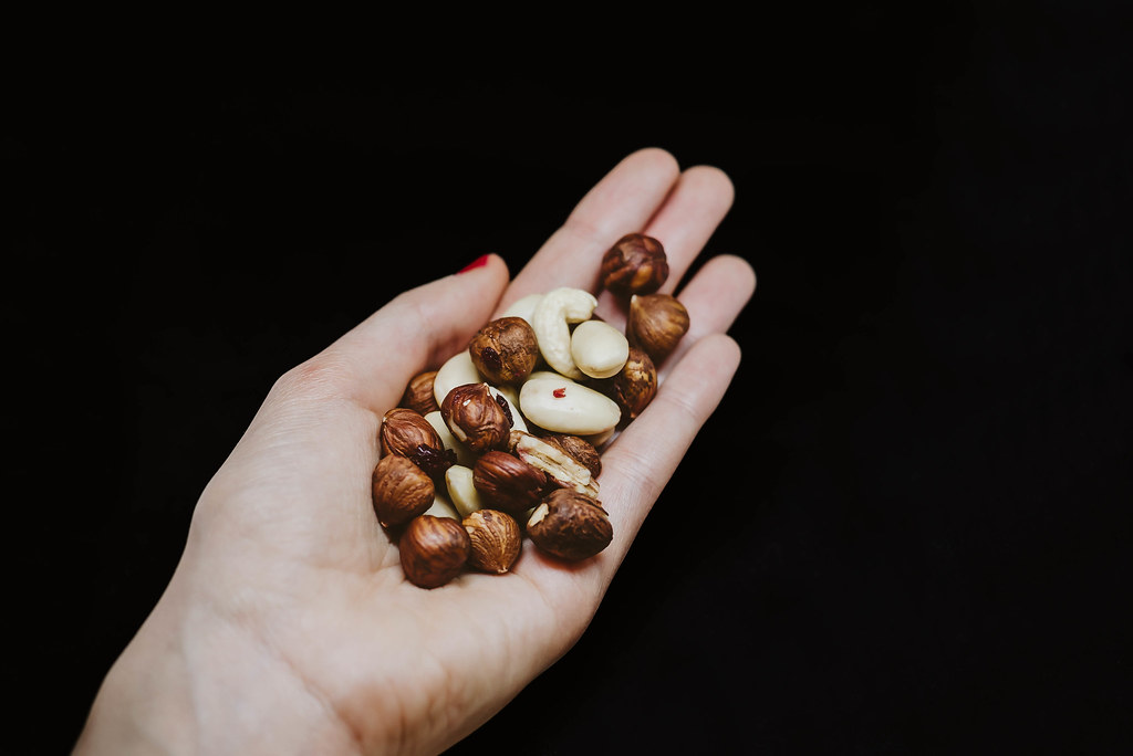 Nuts in hand