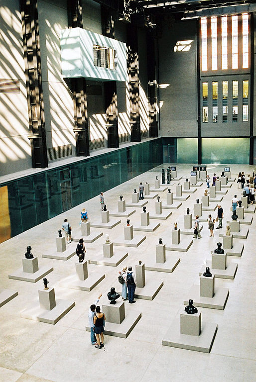 Gallery of busts, Tate Modern, London