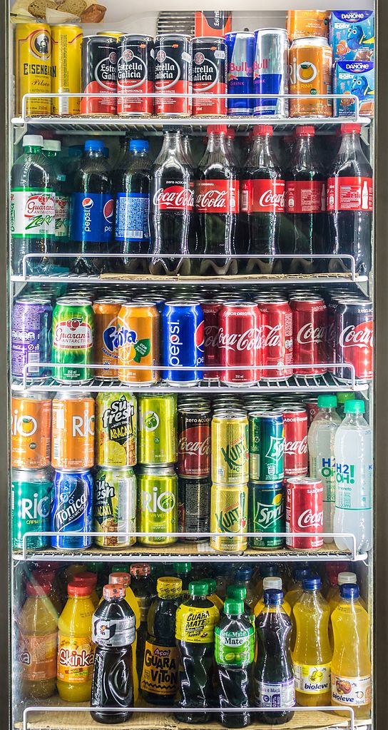 Soft drink shelf