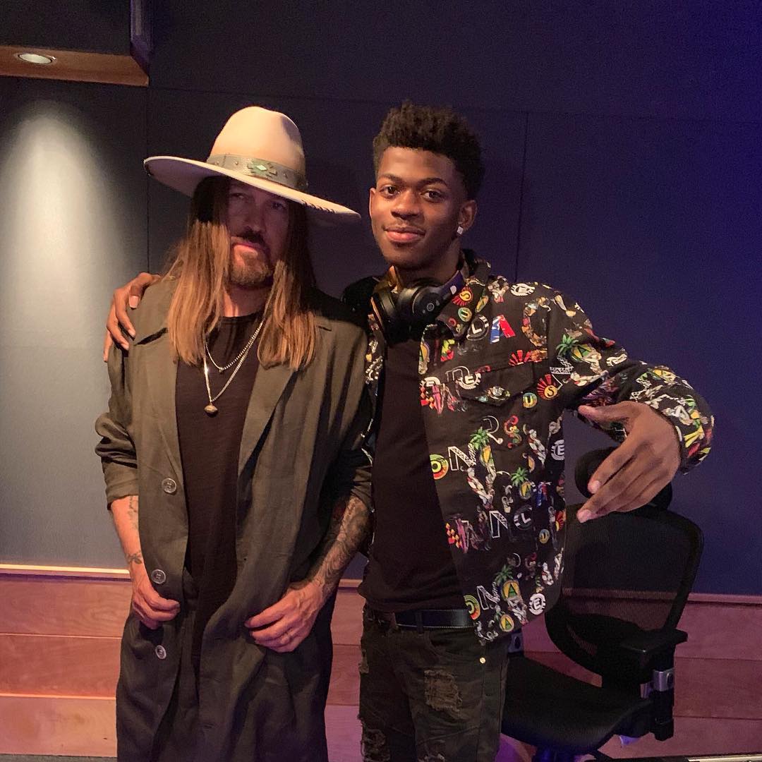 Picture of Billy Ray Cyrus and Lil Nas X from Columbia records