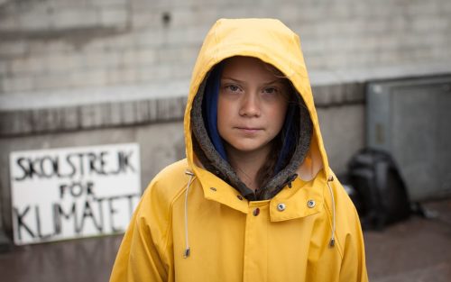 Greta Thunberg started a school strike for the climate outside the Swedish parliament building in August 2018.