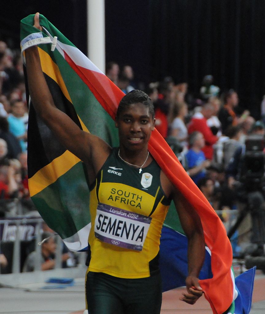 South African Caster Semenya, wins a gold medal in the 800 meters in London in 2012.