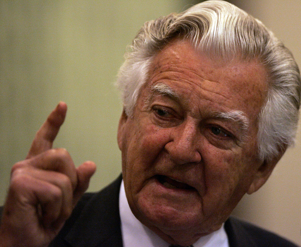 Bob Hawke in 2012