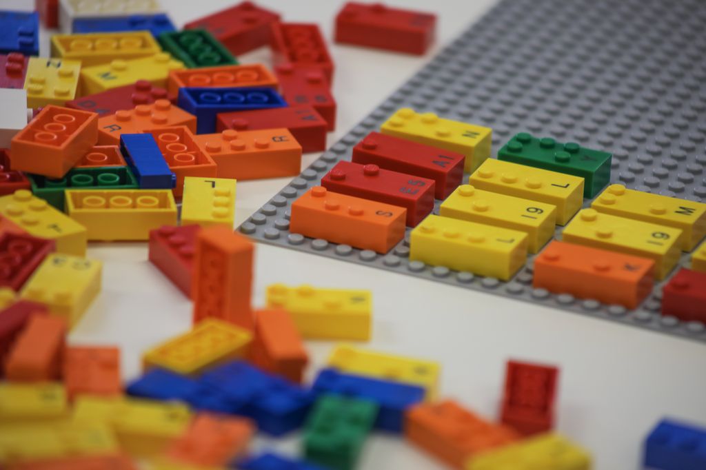 Lego's Braille bricks.