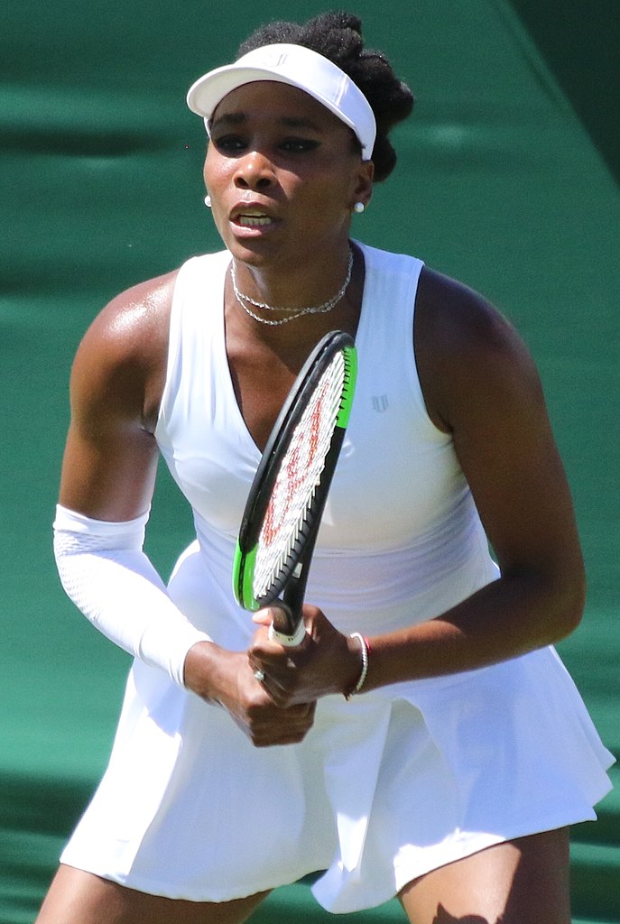 Venus Williams at Wimbledon in 2018