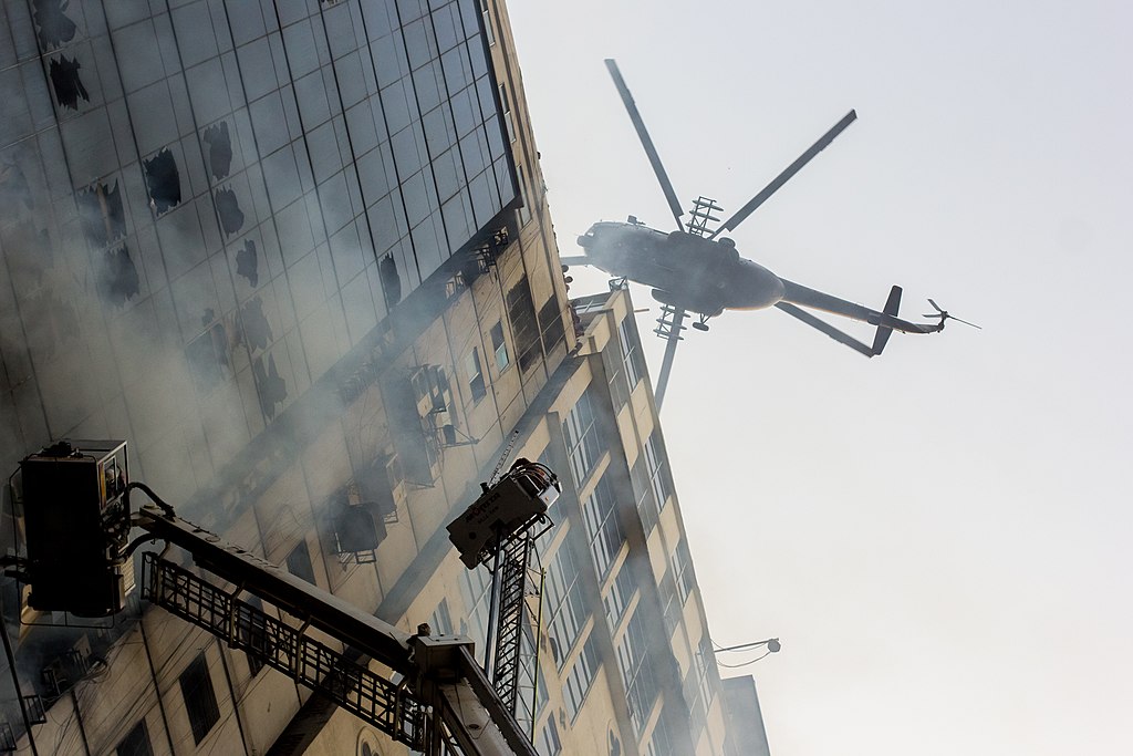 Fire Accident in FR Tower, Banani