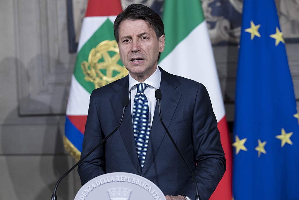 Italy's Prime Minister, Giuseppe Conte.