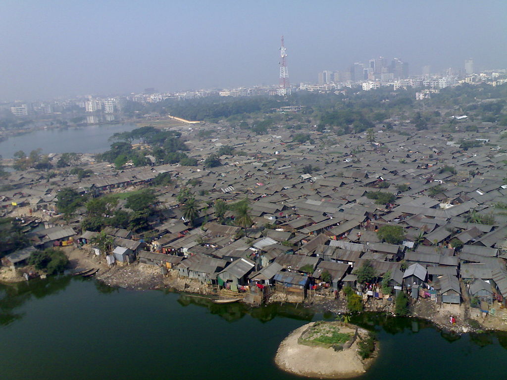 Karail slum in Gulshan, Dhaka