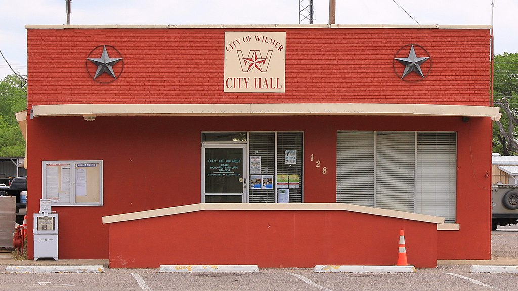 City hall in Wilmer, Texas, United States