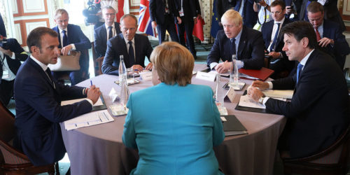 Prime Minister Boris Johnson attended a meeting with other European leaders at G7.