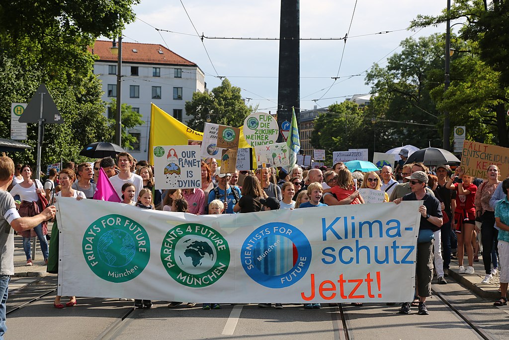 Munich for Future, gemeinsame Demonstration von Fridays for Future, Parents for Future und Scientists for Future, am 21. Juli 2019.