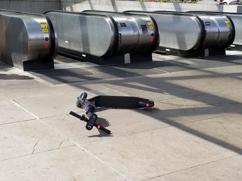 Scooter, Eastern Market Metro (dropped at top of escalators)