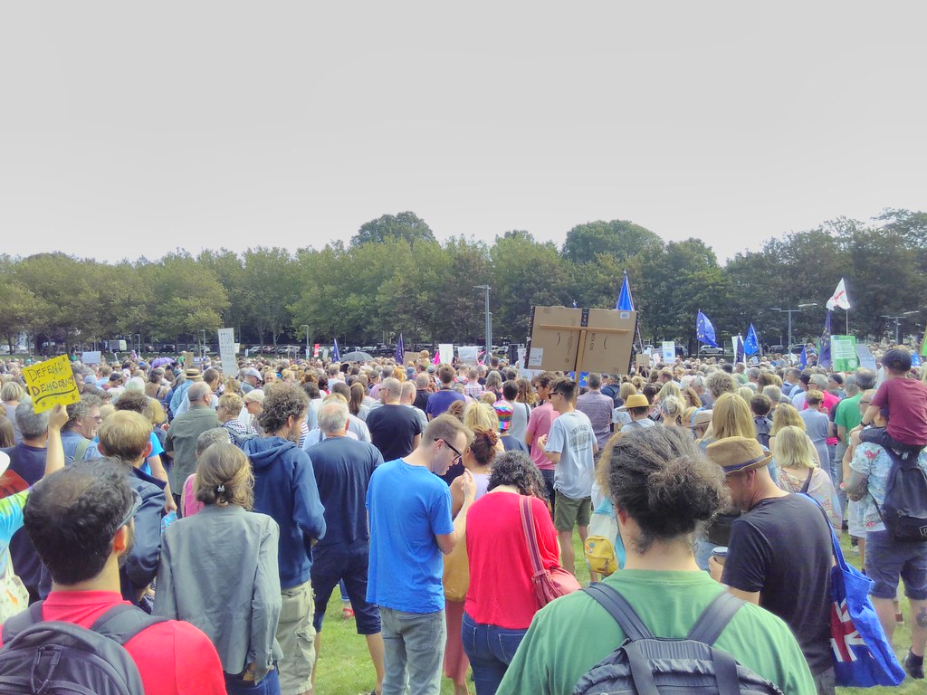 the Brighton protest against prorogation