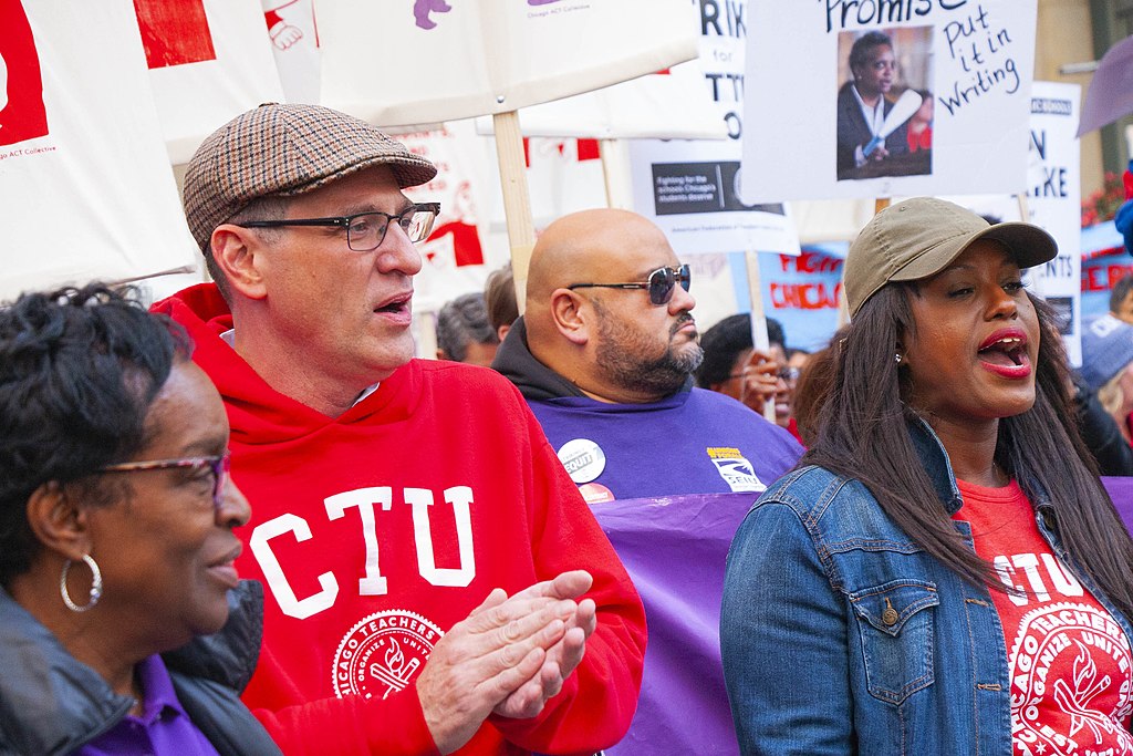 Jesse Sharkey President Chicago Teachers Union Chicago Teachers Union Rally 10-14-19_3791