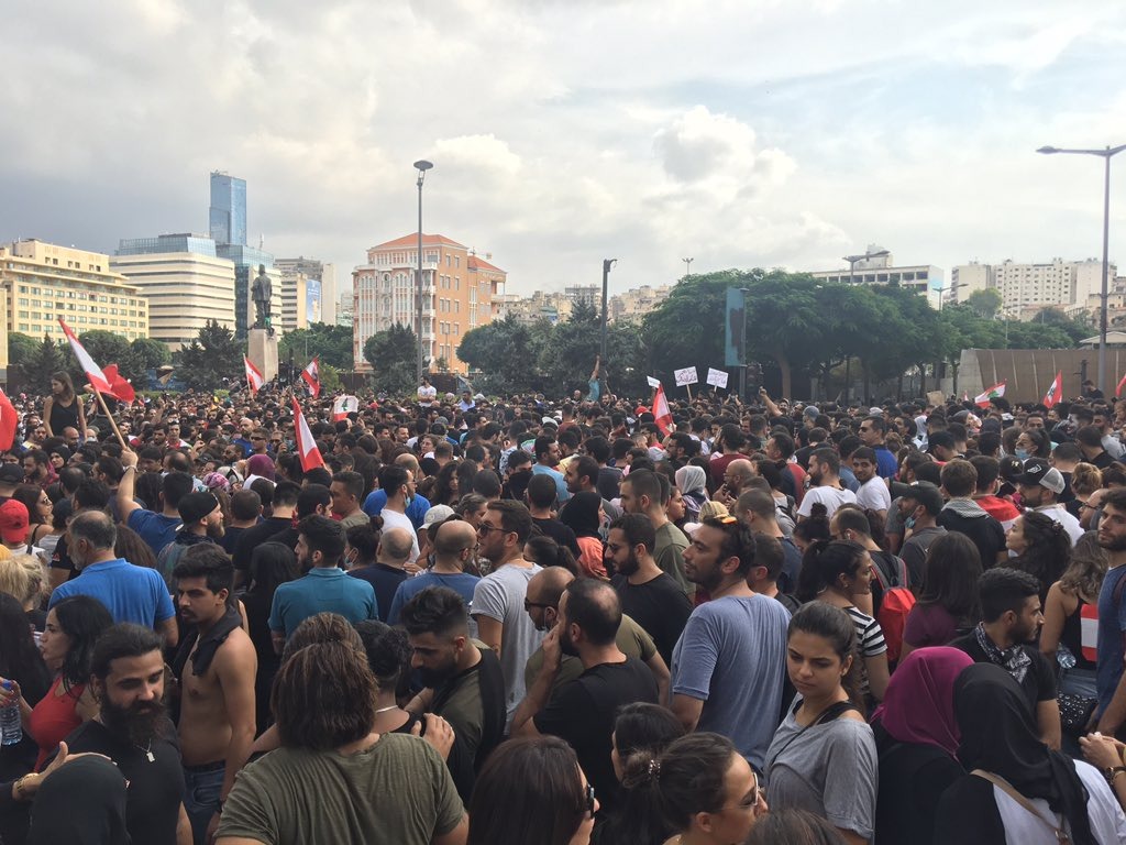 2019 Lebanese protests - Beirut, by Kareem Chehayeb