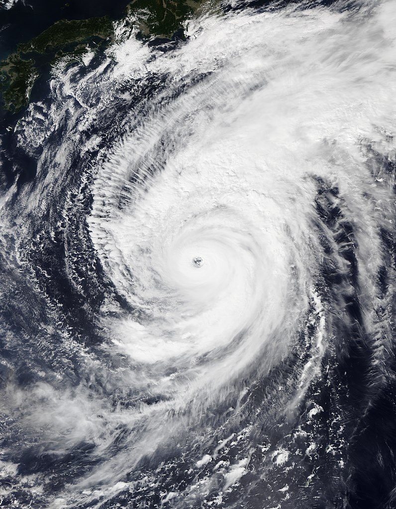 Typhoon Hagibis on October 10, 2019