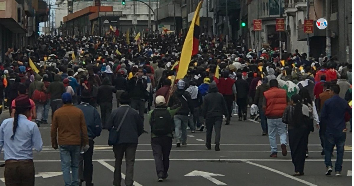 Protests in Ecuador - October 11, 2019