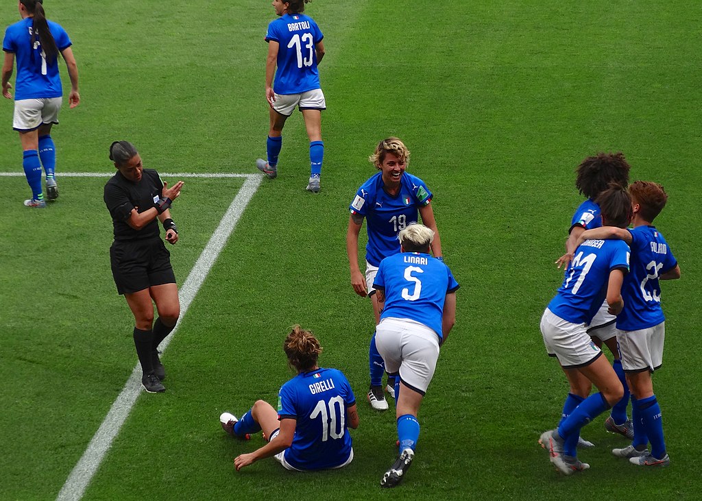 Italian National team in the Women's World Cup, France 2019.