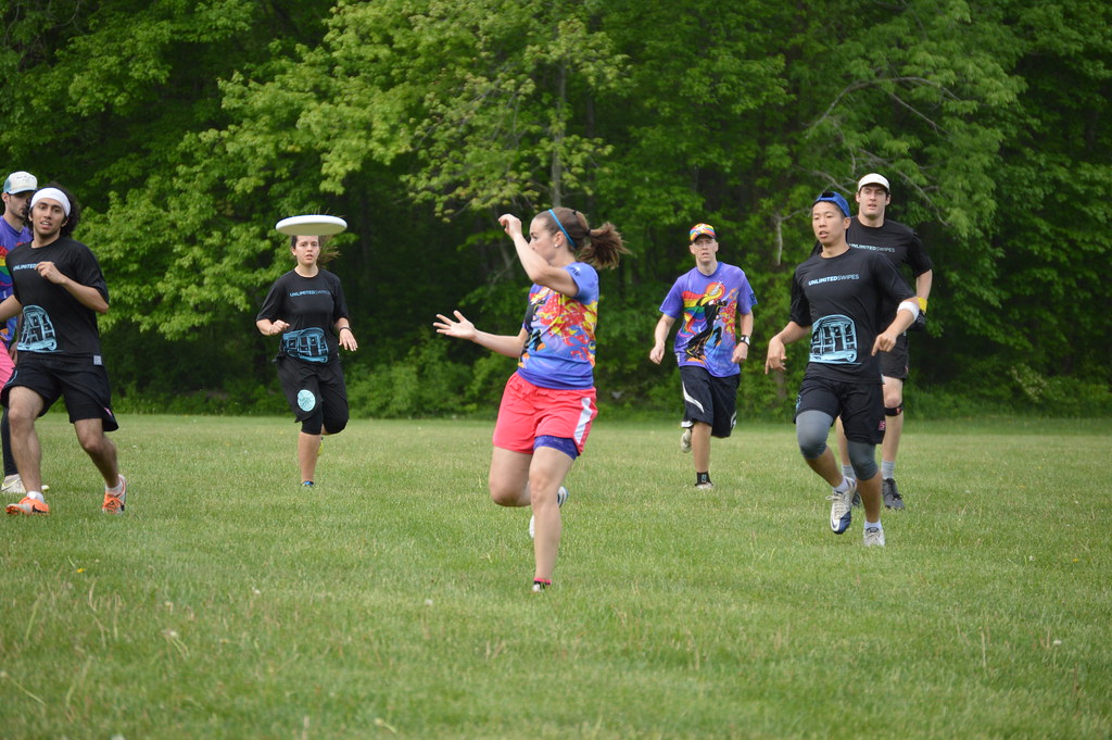 Ultimate Frisbee tournament at the Lower Perkiomen Valley Park on Saturday May 16, 2015 with teams from Phila, New York, Boston, and Washington.