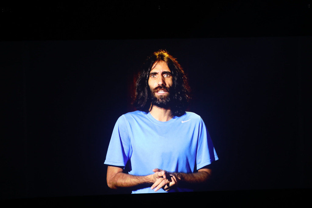 Behrouz Boochani journalist / writer / poet speaks during TEDxSydney at ICC Sydney on 24 May 2019. (Photo: Eric Fonacier by Visionair Media)