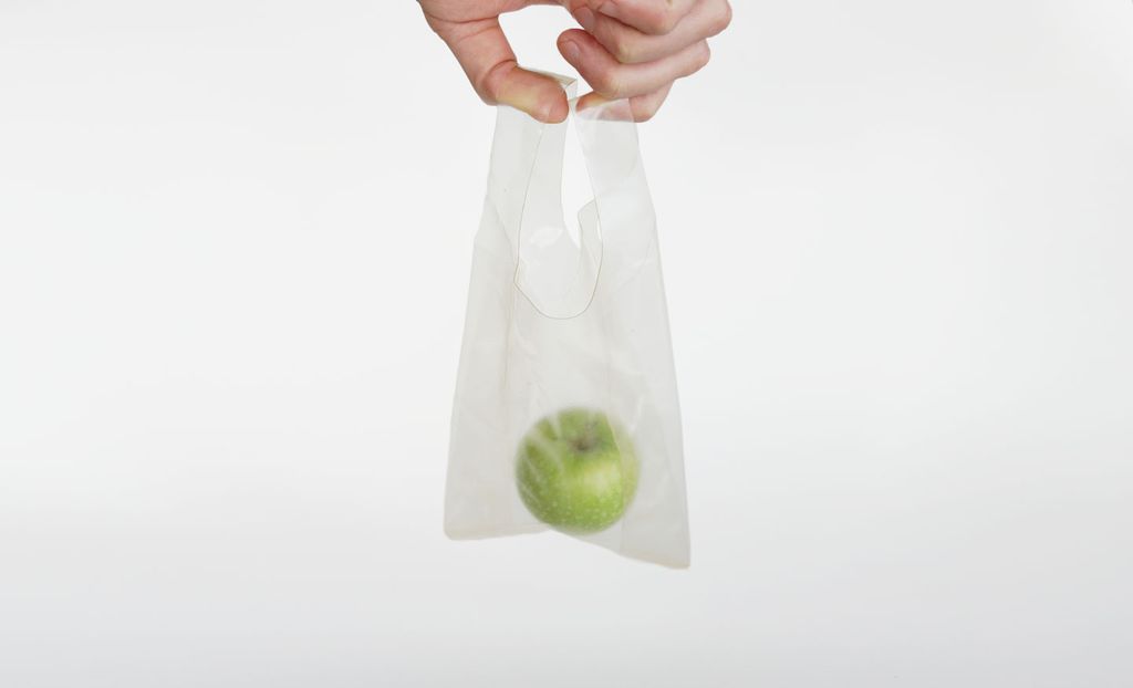 Apple in a MarinaTex bag.