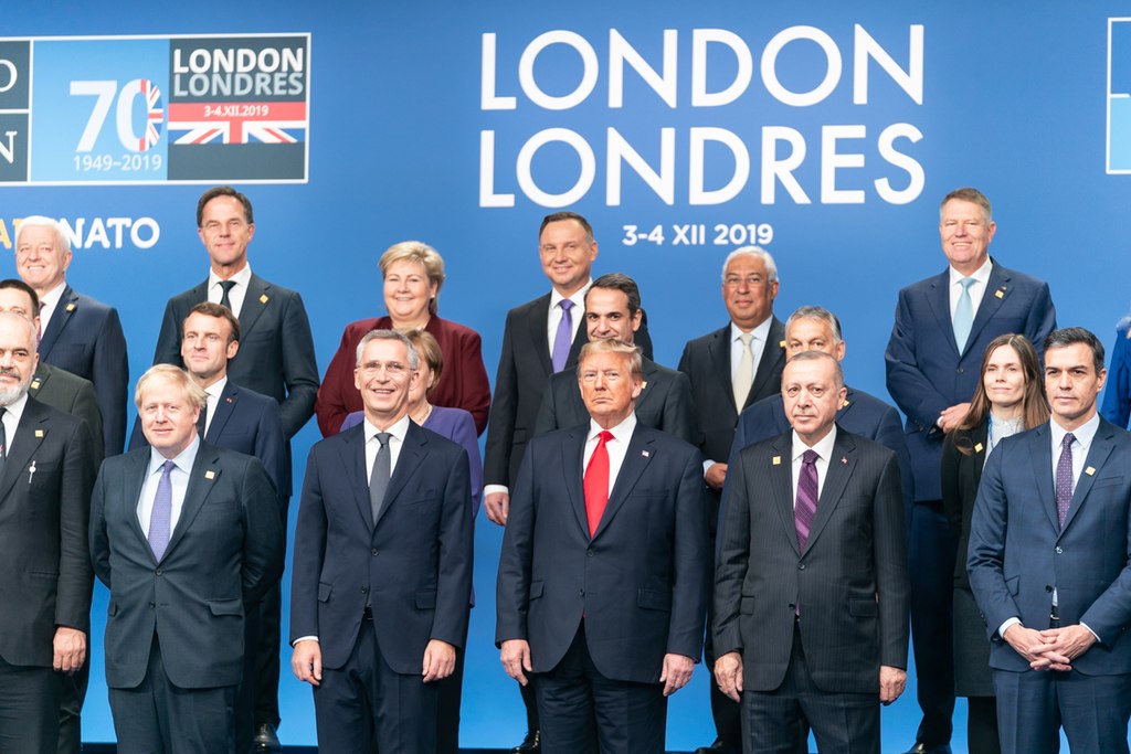 President Donald J. Trump participates in the North Atlantic Treaty Organization (NATO) family photo with fellow NATO members Wednesday, Dec. 4, 2019, at the 70thanniversary of NATO in Watford, Hertfordshire outside London. (Official White House Photo by Shealah Craighead)