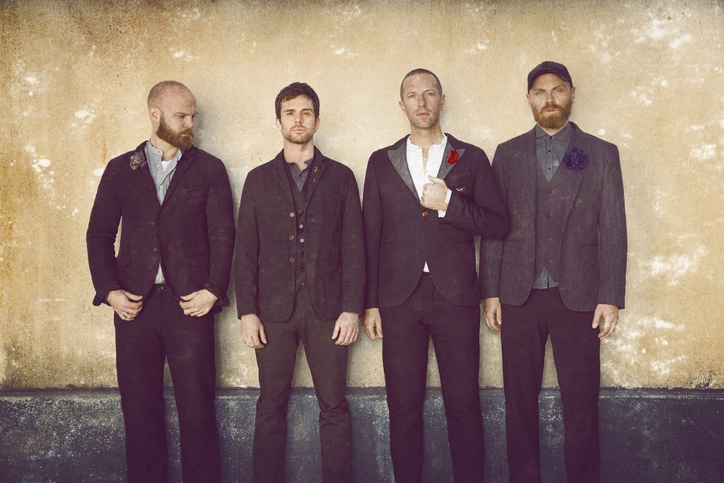 The band members of Coldplay.