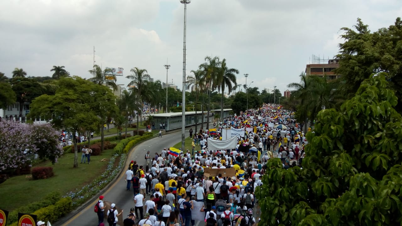 National Strike in Colombia, November, 2019.