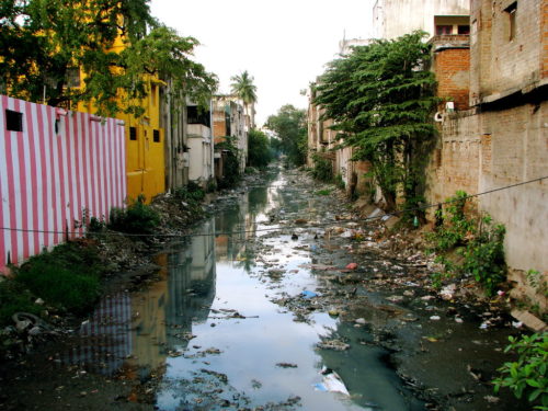 India - Chennai - Monsoon - 11 - canal near my house