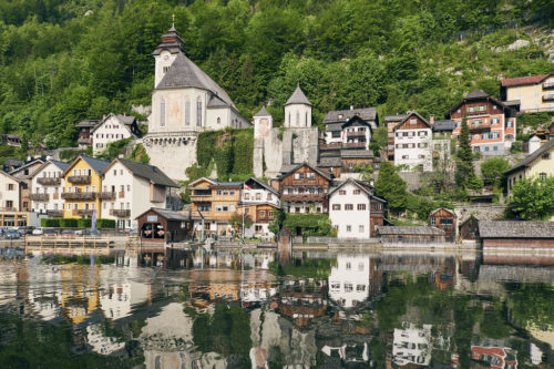 Hallstatt houses