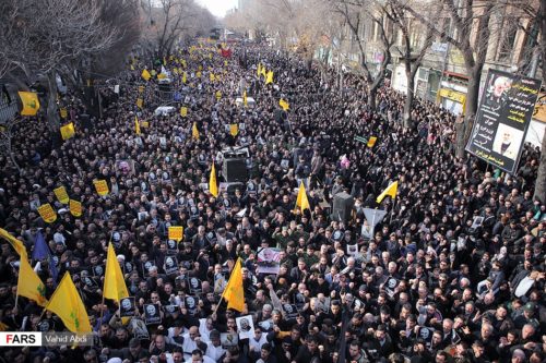 Demonstrations in Iran over the death of Qassem Soleimani