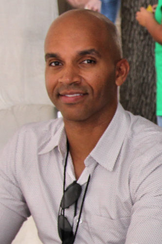 Author Kadir Nelson at the 2017 Texas Book Festival.