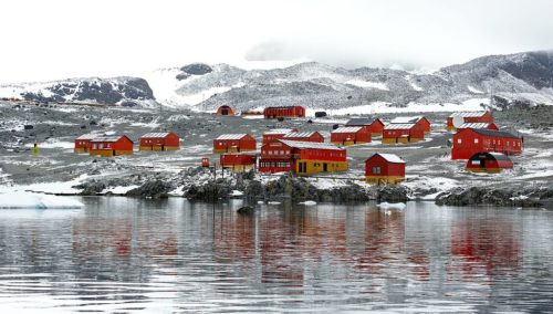 Esperanza Station, Hope Bay, Trinity Peninsula, on the northernmost tip of the Antarctic Peninsula