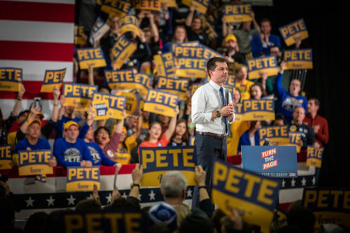 Pete Buttigieg Rally at Lincoln High School